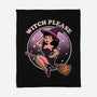 Spooky Witch Please-None-Fleece-Blanket-fanfreak1