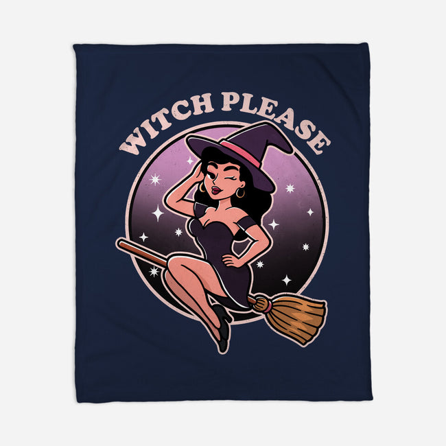Spooky Witch Please-None-Fleece-Blanket-fanfreak1