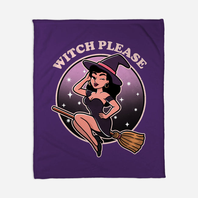 Spooky Witch Please-None-Fleece-Blanket-fanfreak1