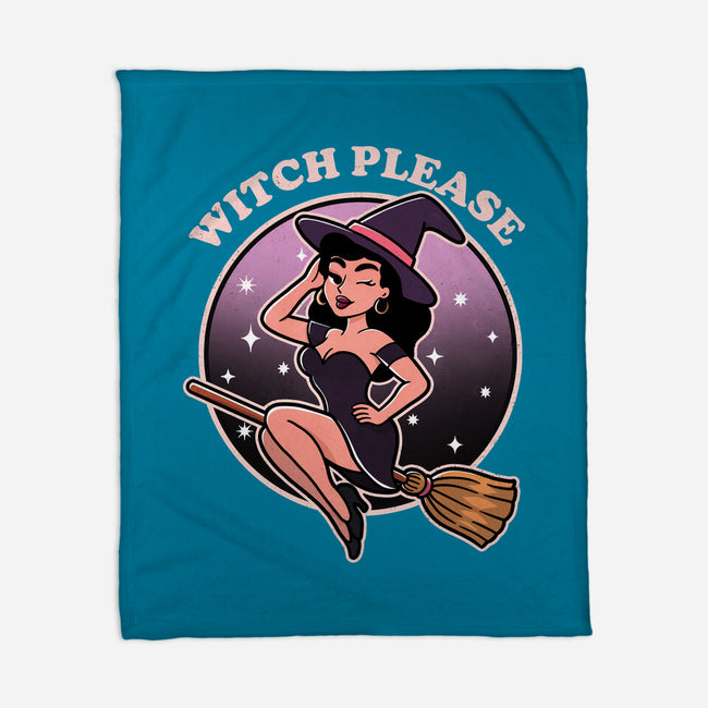 Spooky Witch Please-None-Fleece-Blanket-fanfreak1