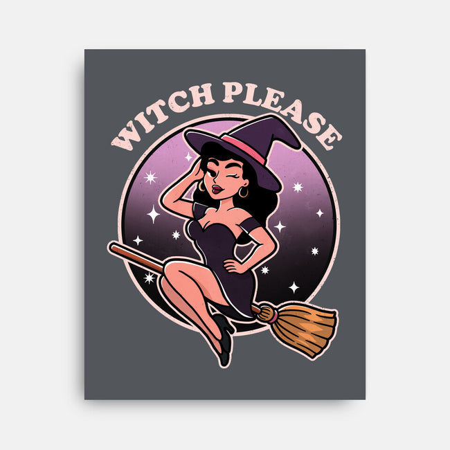Spooky Witch Please-None-Stretched-Canvas-fanfreak1