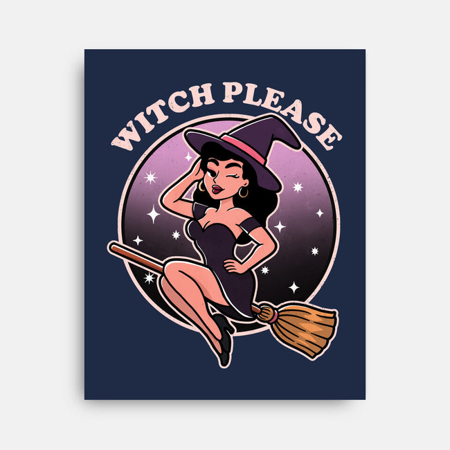 Spooky Witch Please-None-Stretched-Canvas-fanfreak1