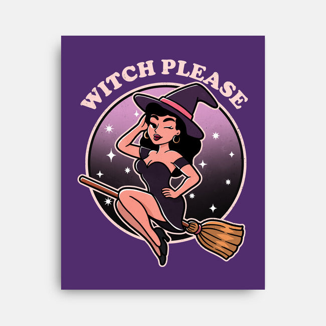Spooky Witch Please-None-Stretched-Canvas-fanfreak1