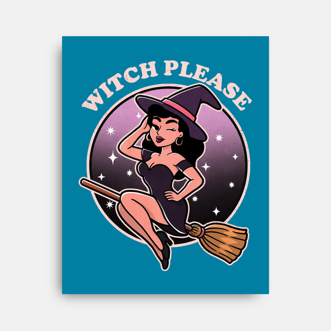 Spooky Witch Please-None-Stretched-Canvas-fanfreak1