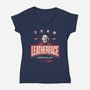 Team Leatherface-Womens-V-Neck-Tee-Getsousa!