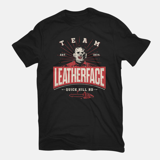 Team Leatherface-Mens-Heavyweight-Tee-Getsousa!