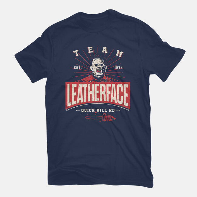 Team Leatherface-Mens-Heavyweight-Tee-Getsousa!