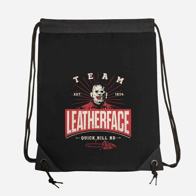 Team Leatherface-None-Drawstring-Bag-Getsousa!