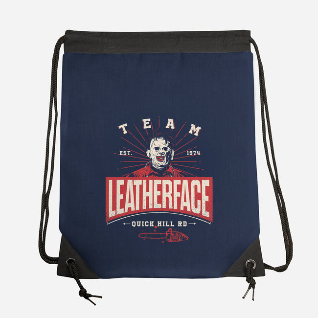Team Leatherface-None-Drawstring-Bag-Getsousa!