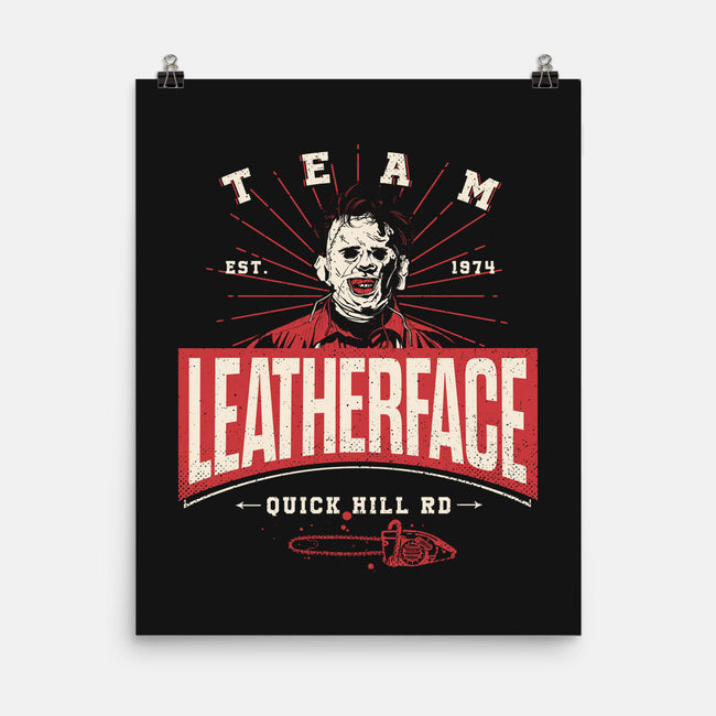 Team Leatherface-None-Matte-Poster-Getsousa!