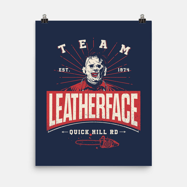 Team Leatherface-None-Matte-Poster-Getsousa!