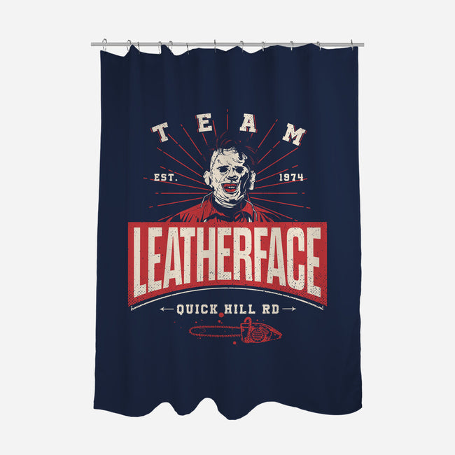 Team Leatherface-None-Polyester-Shower Curtain-Getsousa!