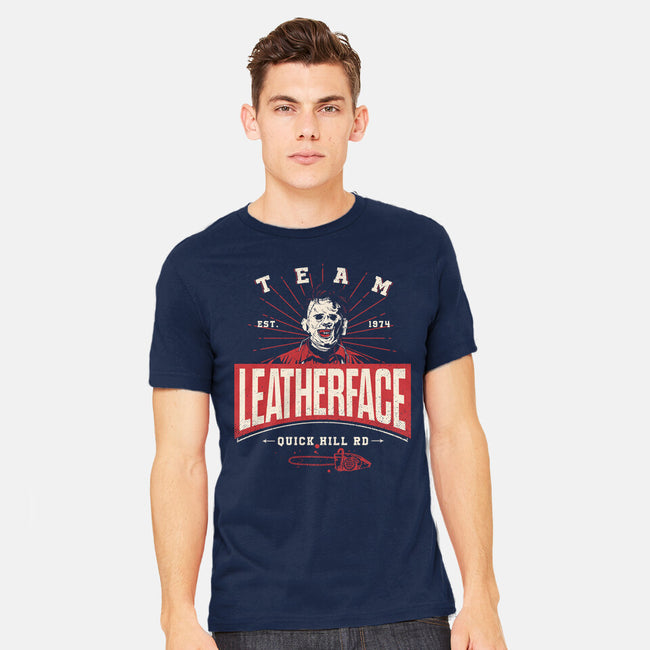 Team Leatherface-Mens-Heavyweight-Tee-Getsousa!