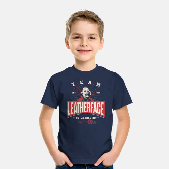 Team Leatherface-Youth-Basic-Tee-Getsousa!