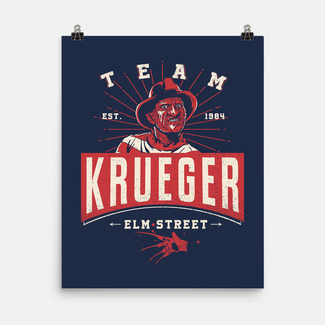 Team Krueger-None-Matte-Poster-Getsousa!