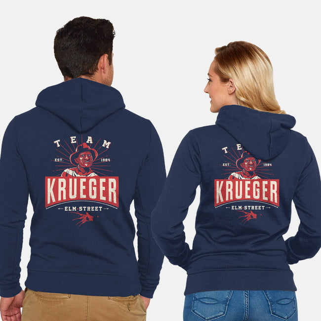 Team Krueger-Unisex-Zip-Up-Sweatshirt-Getsousa!