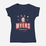 Team Myers-Womens-V-Neck-Tee-Getsousa!
