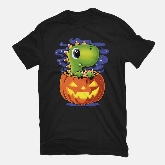 Trick Or T-Rex-Youth-Basic-Tee-erion_designs