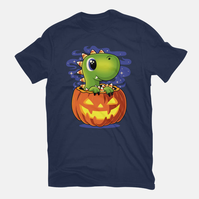 Trick Or T-Rex-Unisex-Basic-Tee-erion_designs