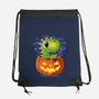 Trick Or T-Rex-None-Drawstring-Bag-erion_designs