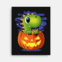 Trick Or T-Rex-None-Stretched-Canvas-erion_designs
