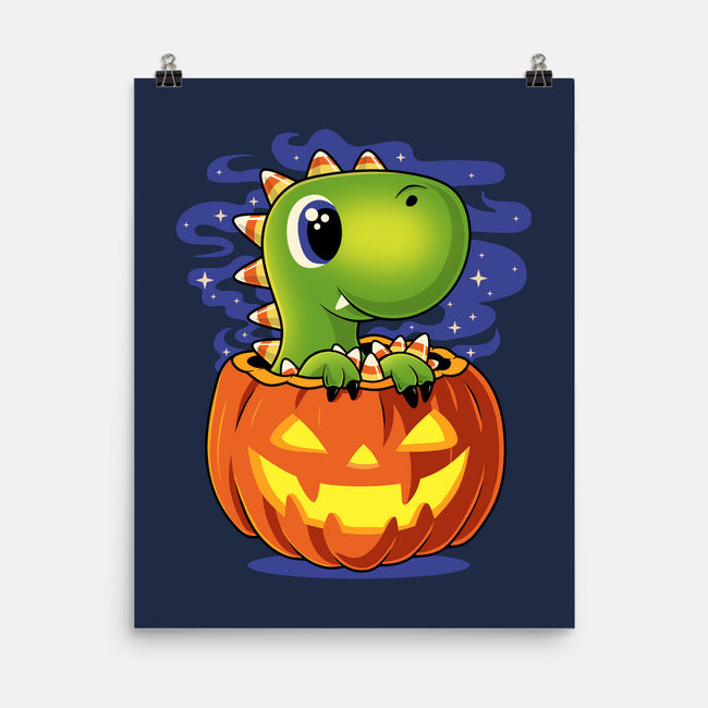 Trick Or T-Rex-None-Matte-Poster-erion_designs