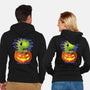 Trick Or T-Rex-Unisex-Zip-Up-Sweatshirt-erion_designs