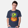 Trick Or T-Rex-Mens-Basic-Tee-erion_designs