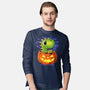 Trick Or T-Rex-Mens-Long Sleeved-Tee-erion_designs