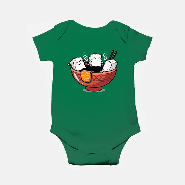 Sushi Relax-Baby-Basic-Onesie-erion_designs