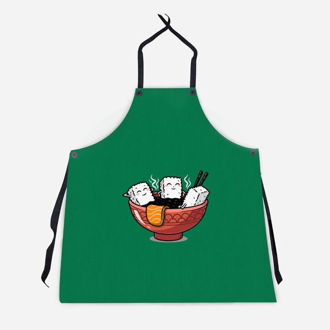 Sushi Relax-Unisex-Kitchen-Apron-erion_designs