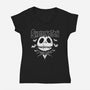 Nightmare King-Womens-V-Neck-Tee-demonigote