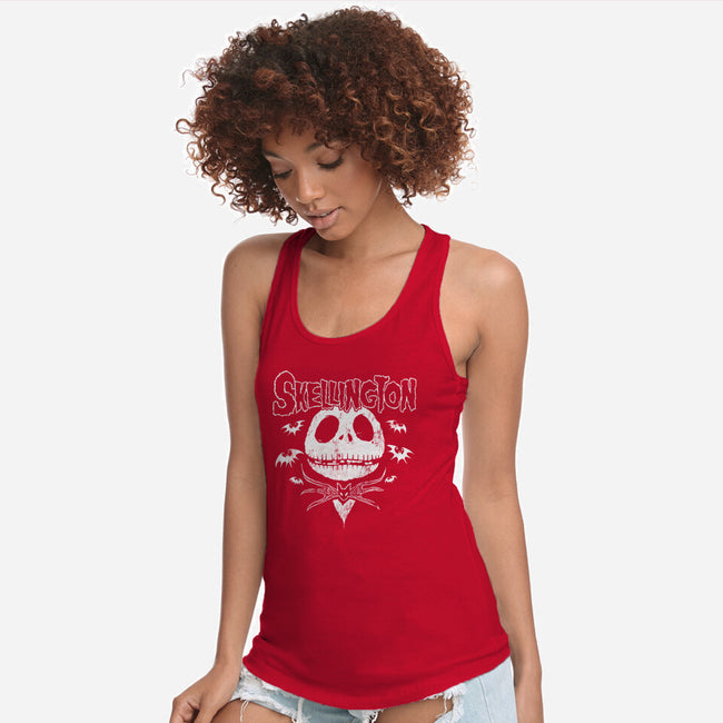 Nightmare King-Womens-Racerback-Tank-demonigote