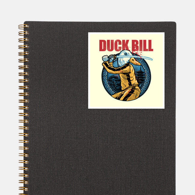 Duck Bill-None-Glossy-Sticker-glitchygorilla