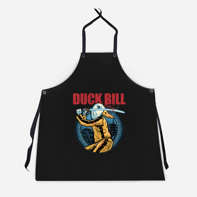 Duck Bill-Unisex-Kitchen-Apron-glitchygorilla