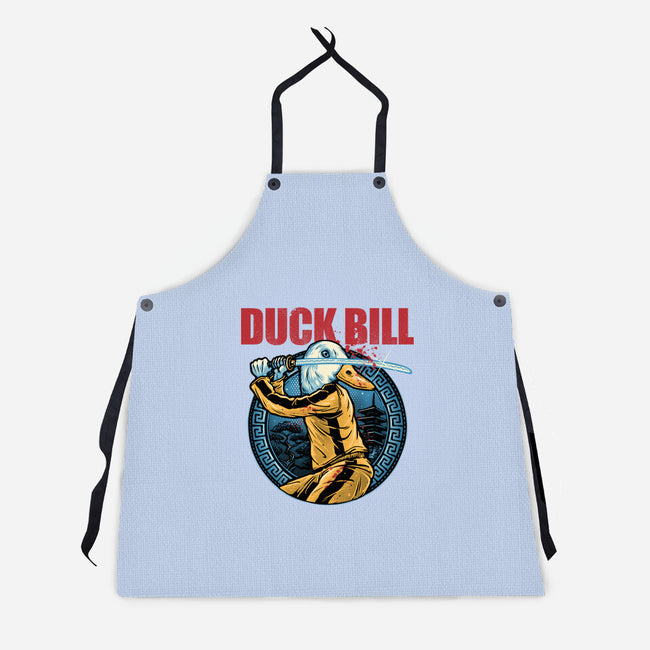 Duck Bill-Unisex-Kitchen-Apron-glitchygorilla
