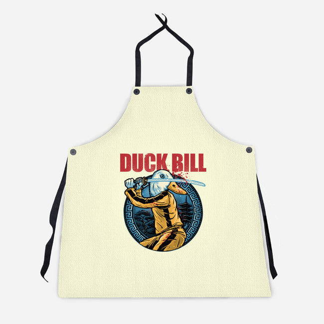 Duck Bill-Unisex-Kitchen-Apron-glitchygorilla