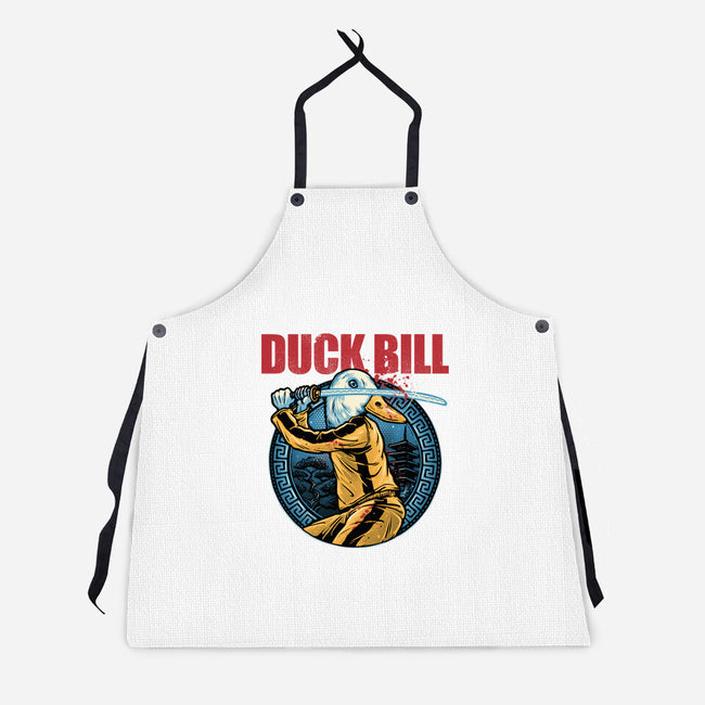 Duck Bill-Unisex-Kitchen-Apron-glitchygorilla