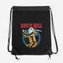 Duck Bill-None-Drawstring-Bag-glitchygorilla
