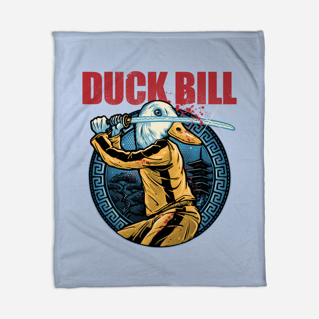 Duck Bill-None-Fleece-Blanket-glitchygorilla