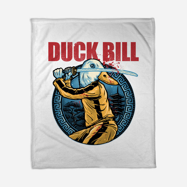 Duck Bill-None-Fleece-Blanket-glitchygorilla