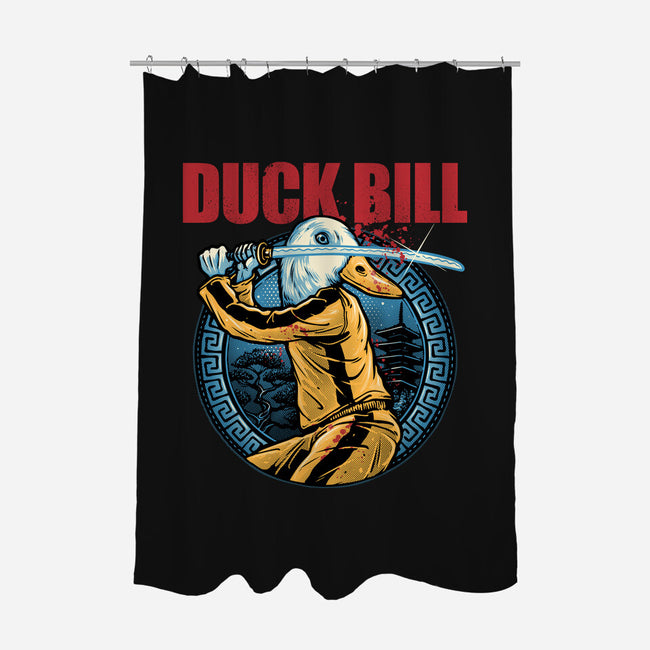 Duck Bill-None-Polyester-Shower Curtain-glitchygorilla