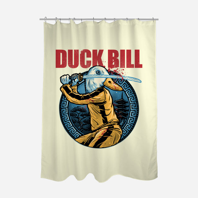 Duck Bill-None-Polyester-Shower Curtain-glitchygorilla