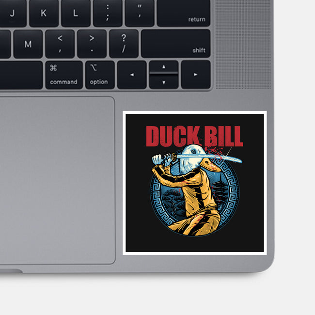 Duck Bill-None-Glossy-Sticker-glitchygorilla