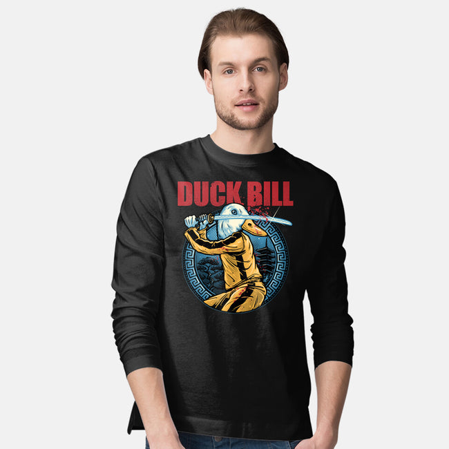 Duck Bill-Mens-Long Sleeved-Tee-glitchygorilla