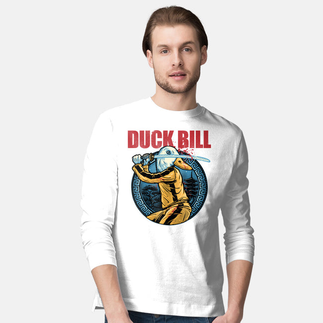 Duck Bill-Mens-Long Sleeved-Tee-glitchygorilla