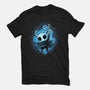 Glowing Insectoid-Womens-Fitted-Tee-glitchygorilla