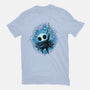 Glowing Insectoid-Womens-Fitted-Tee-glitchygorilla