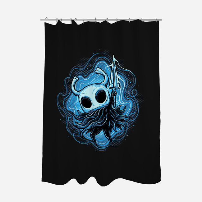 Glowing Insectoid-None-Polyester-Shower Curtain-glitchygorilla