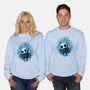 Glowing Insectoid-Unisex-Crew Neck-Sweatshirt-glitchygorilla